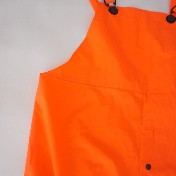 Safeway Orange Waterproof Reflective Rubber Overalls Size XL - Picture 8 of 11
